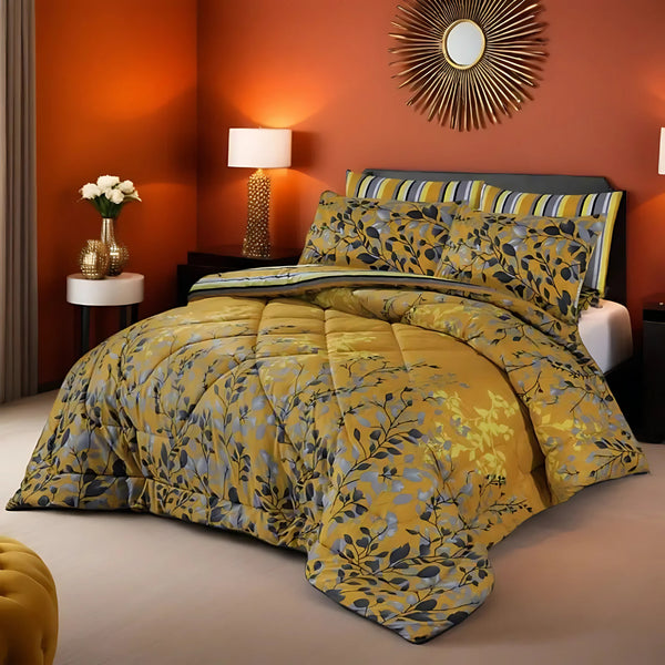 Conjunto de Cama de Seda Gelada Crocus