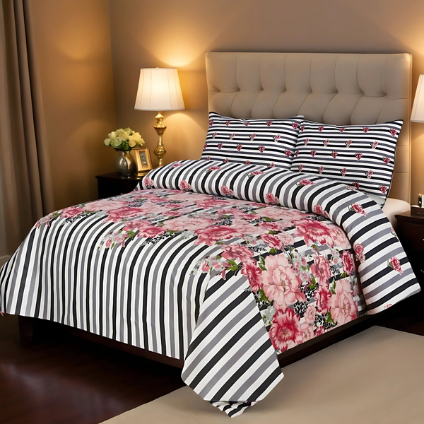 Conjunto de Cama de Seda Gelada Aster