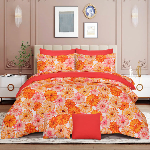 Conjunto de Cama de Seda Gelada Comforter